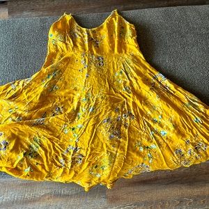 yellow floral dress from mexicali blues